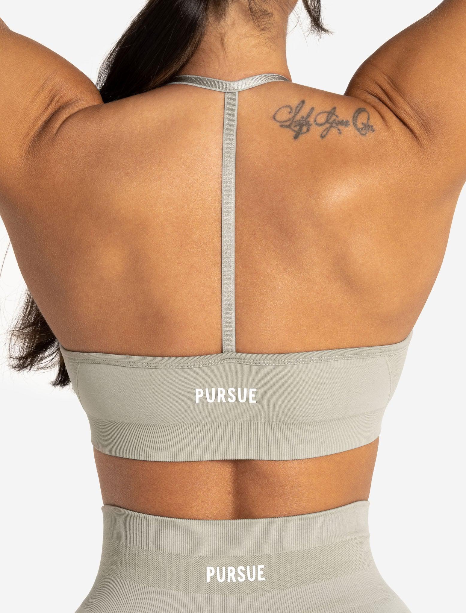 Scrunch Seamless Sports Bra - Sage - Image 2