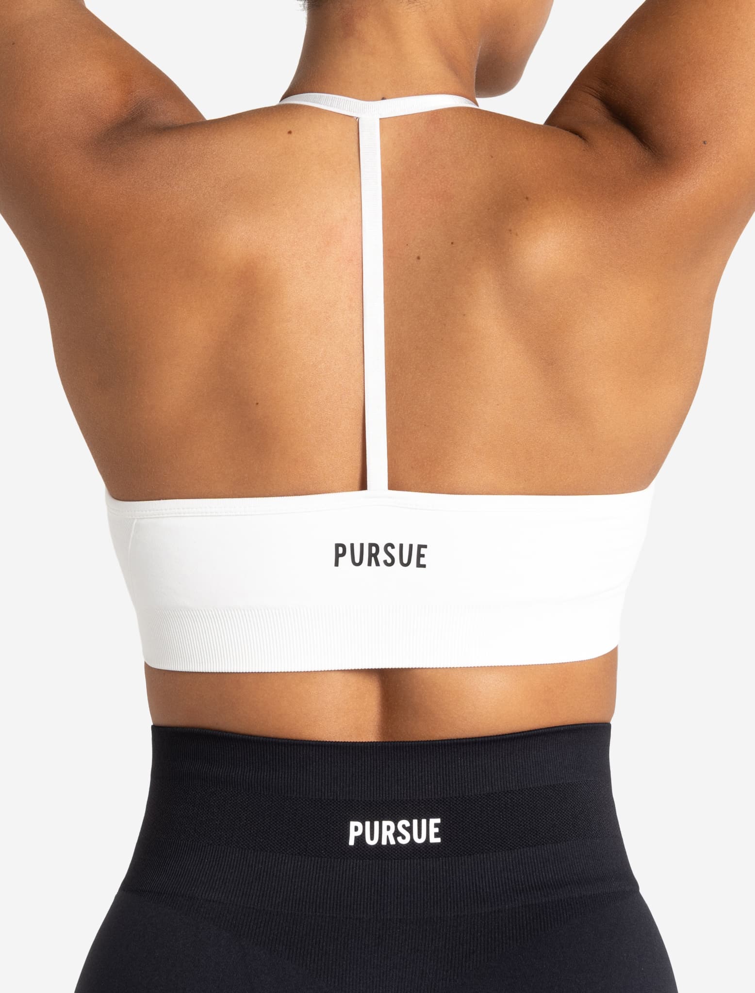 Scrunch Seamless Sports Bra - White - Image 4
