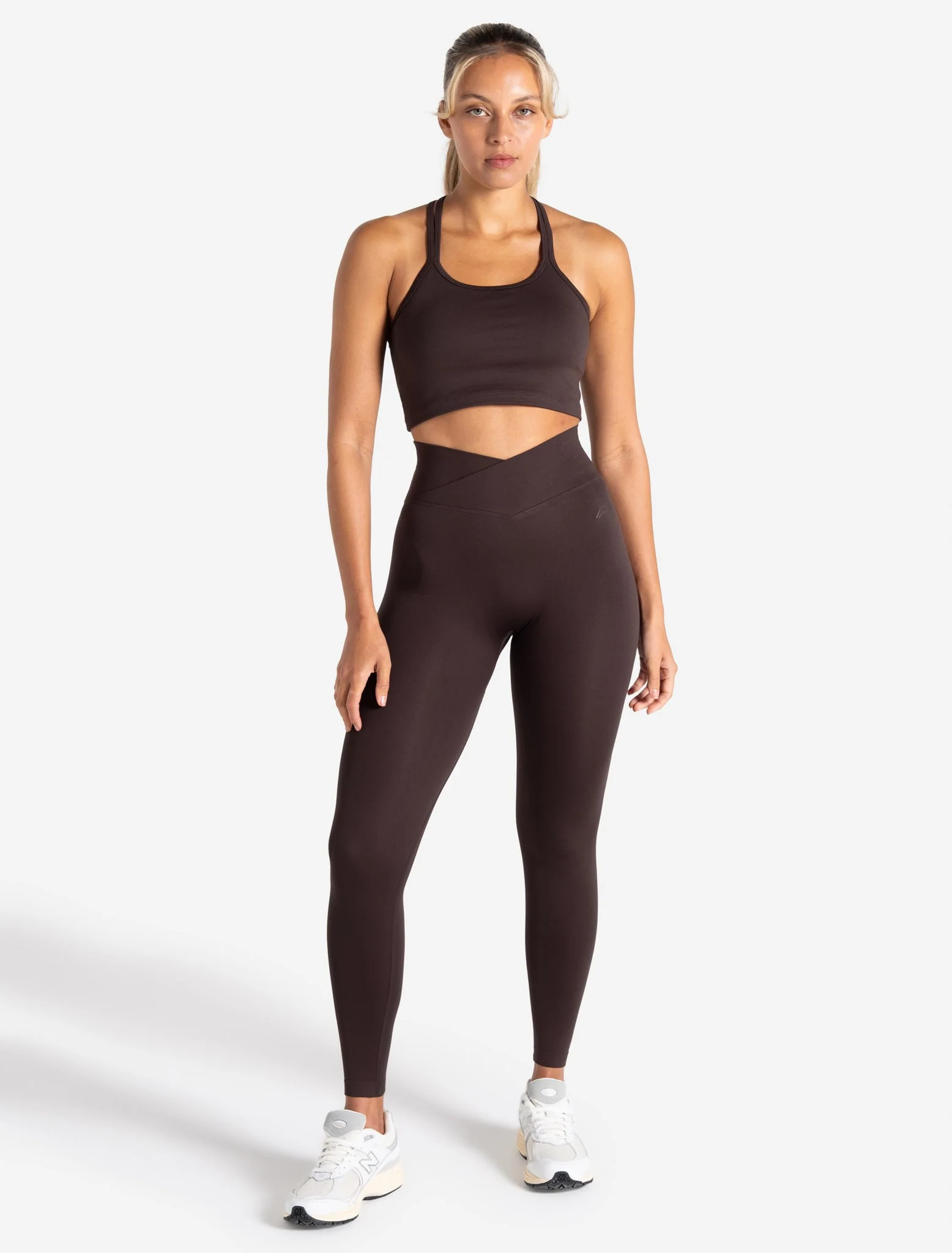 Sculpt Seamless Built-In Bra Tank - Espresso - Image 7