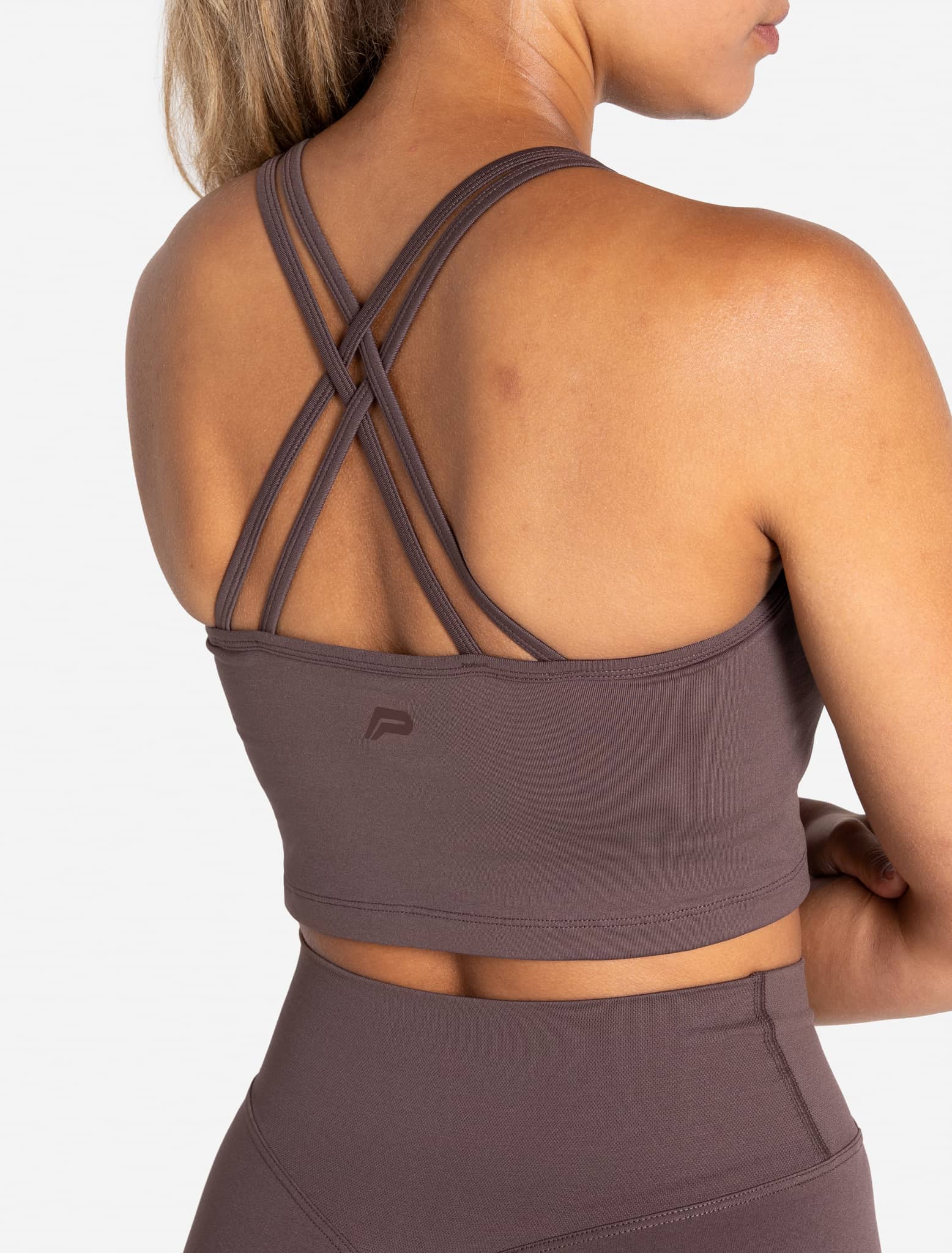 Sculpt Seamless Built-In Bra Tank - Mocha - Image 3