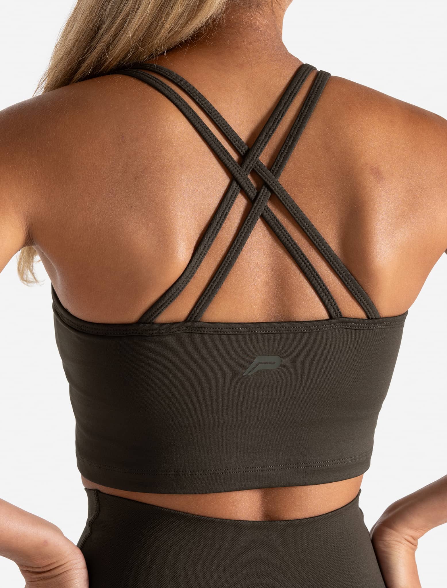 Sculpt Seamless Built-In Bra Tank - Olive - Image 4