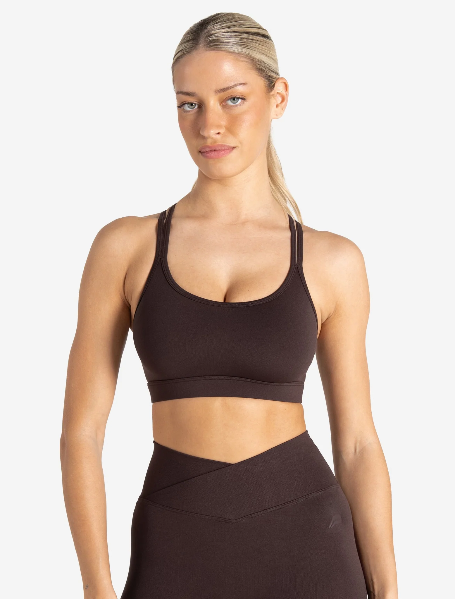 Sculpt Seamless Sports Bra - Espresso