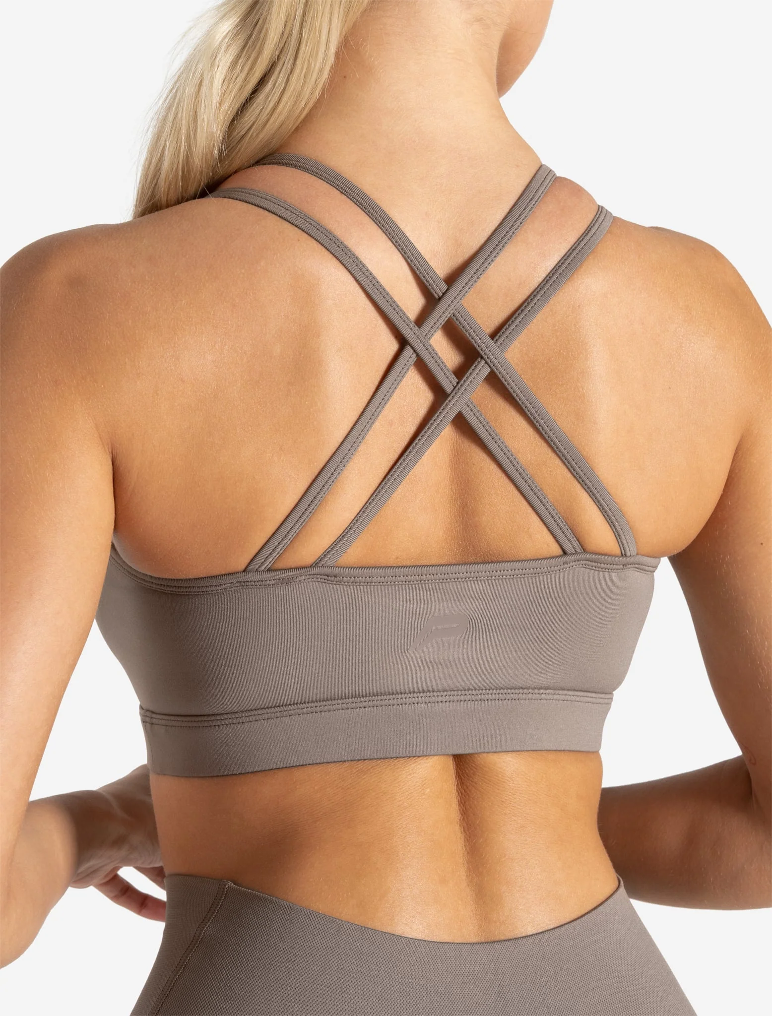 Sculpt Seamless Sports Bra - Taupe - Image 3