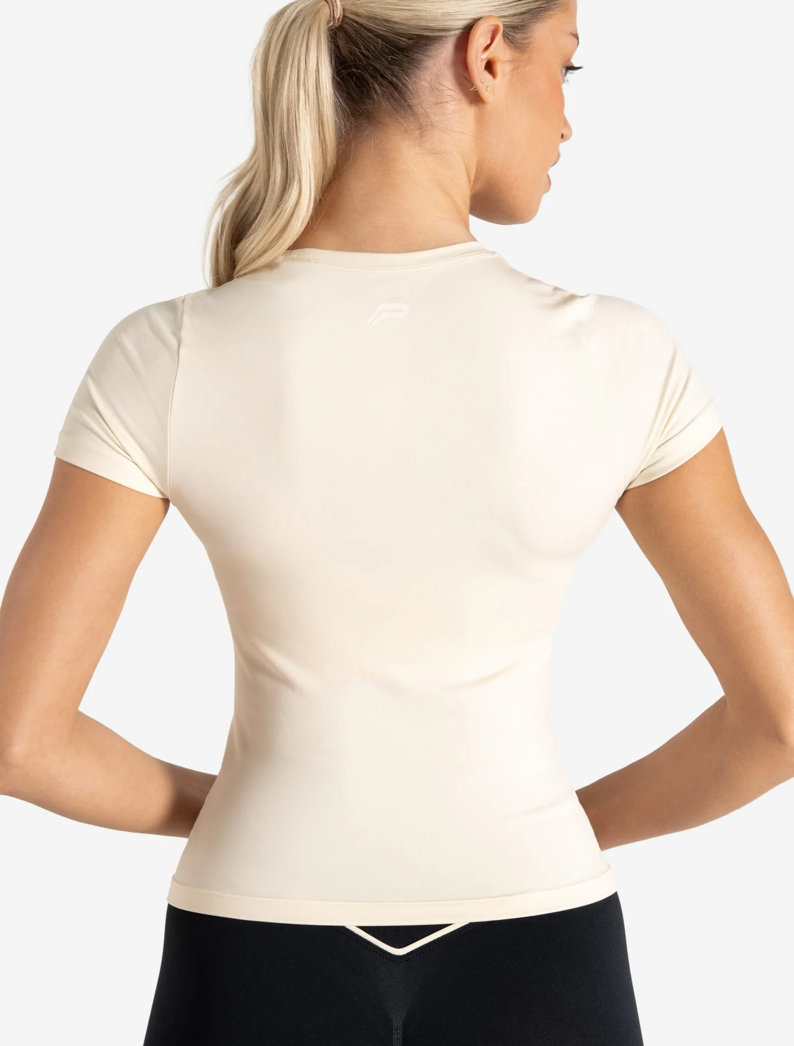 Sculpt Seamless T-Shirt - Marshmallow - Image 4