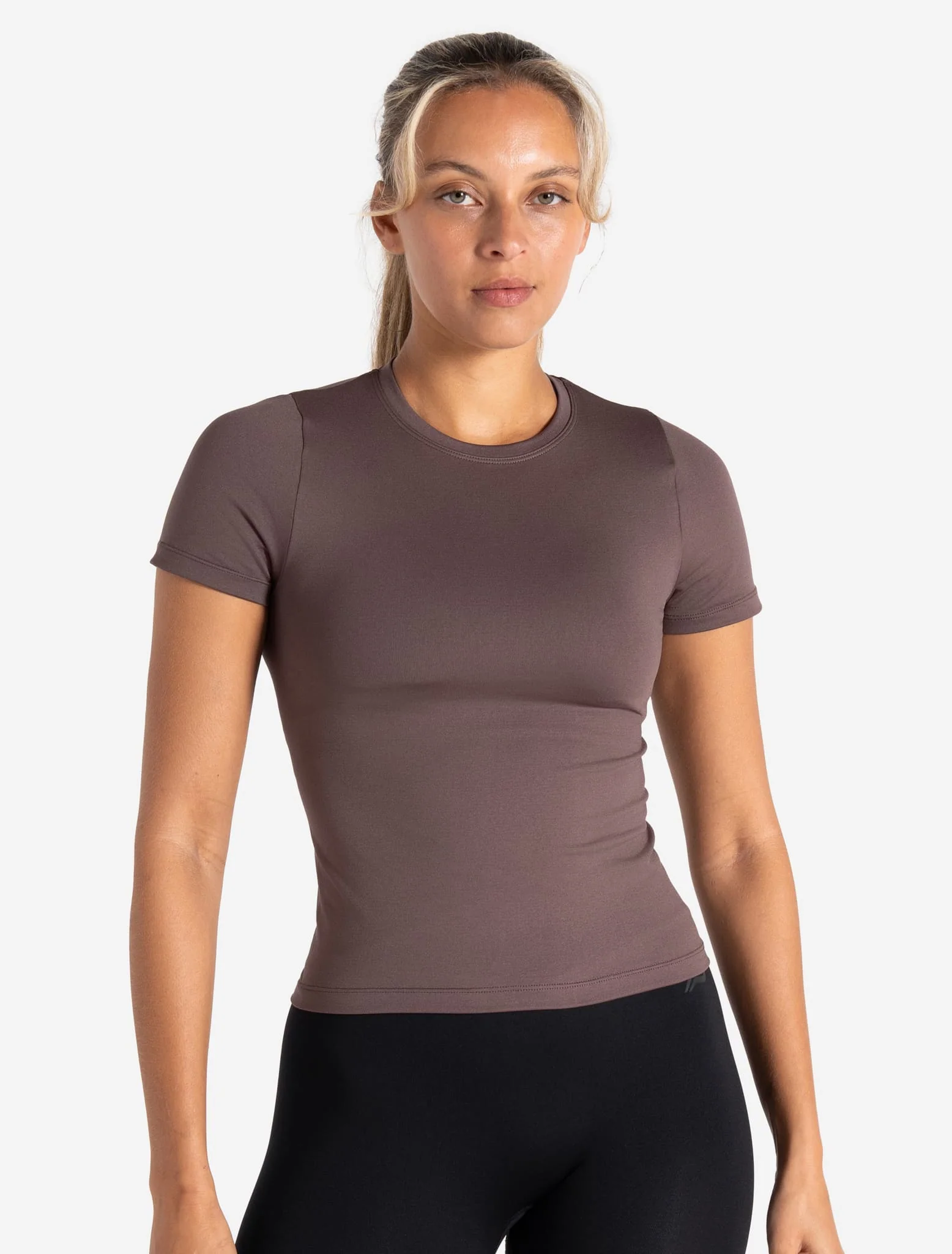 Sculpt Seamless T-Shirt - Mocha - Image 2