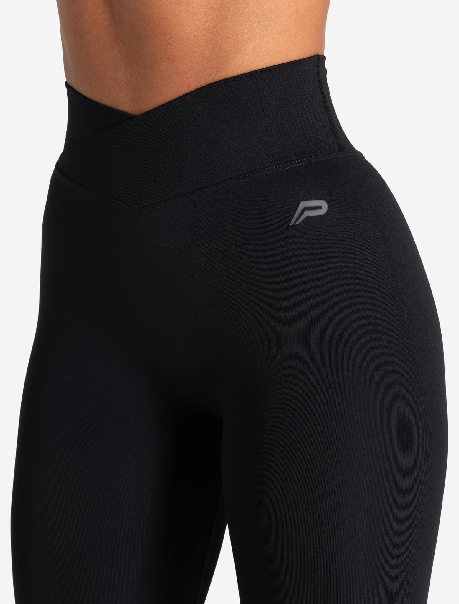 Sculpt Seamless Scrunch Leggings - Black - Image 3
