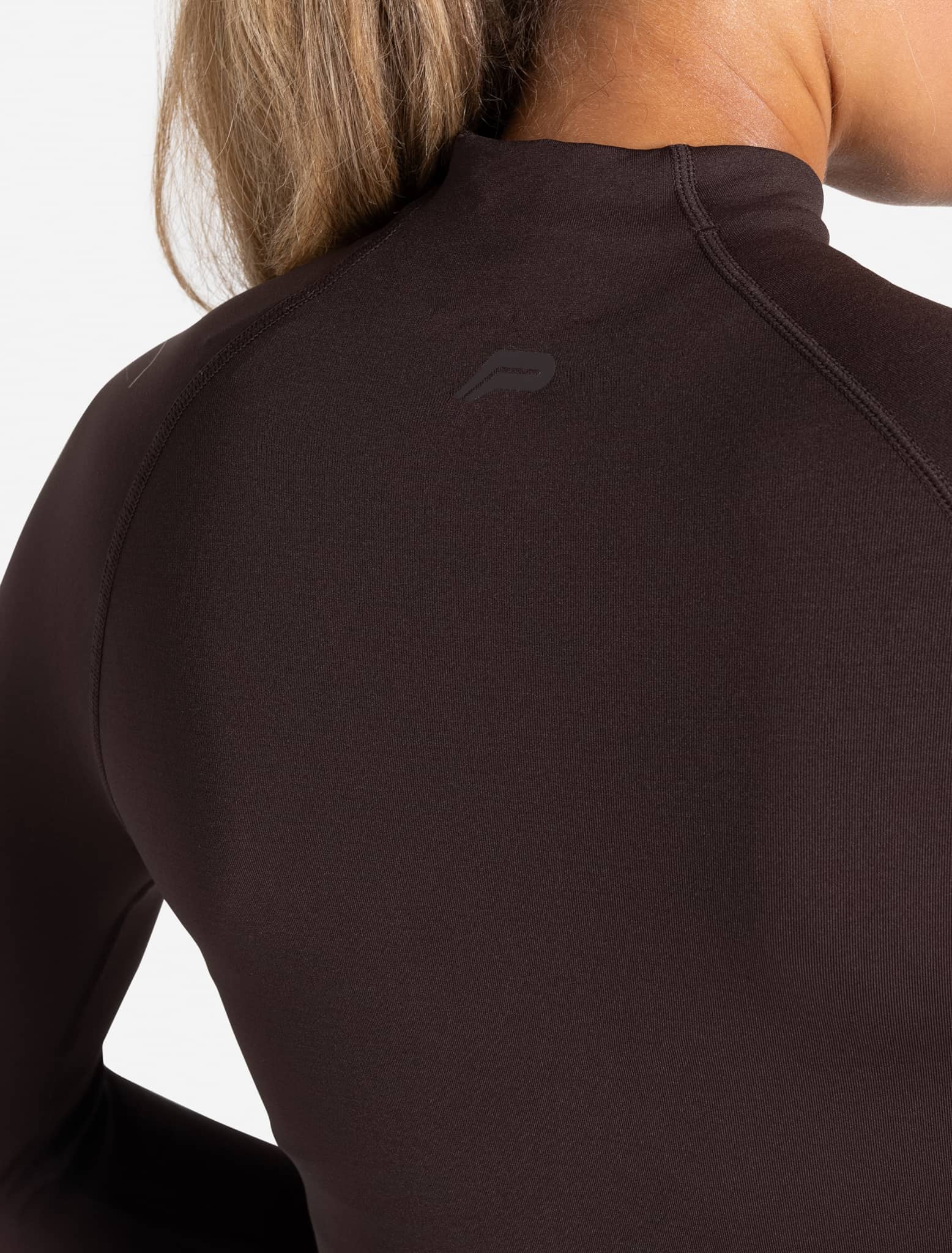 Sculpt Seamless Zip Jacket - Espresso - Image 3