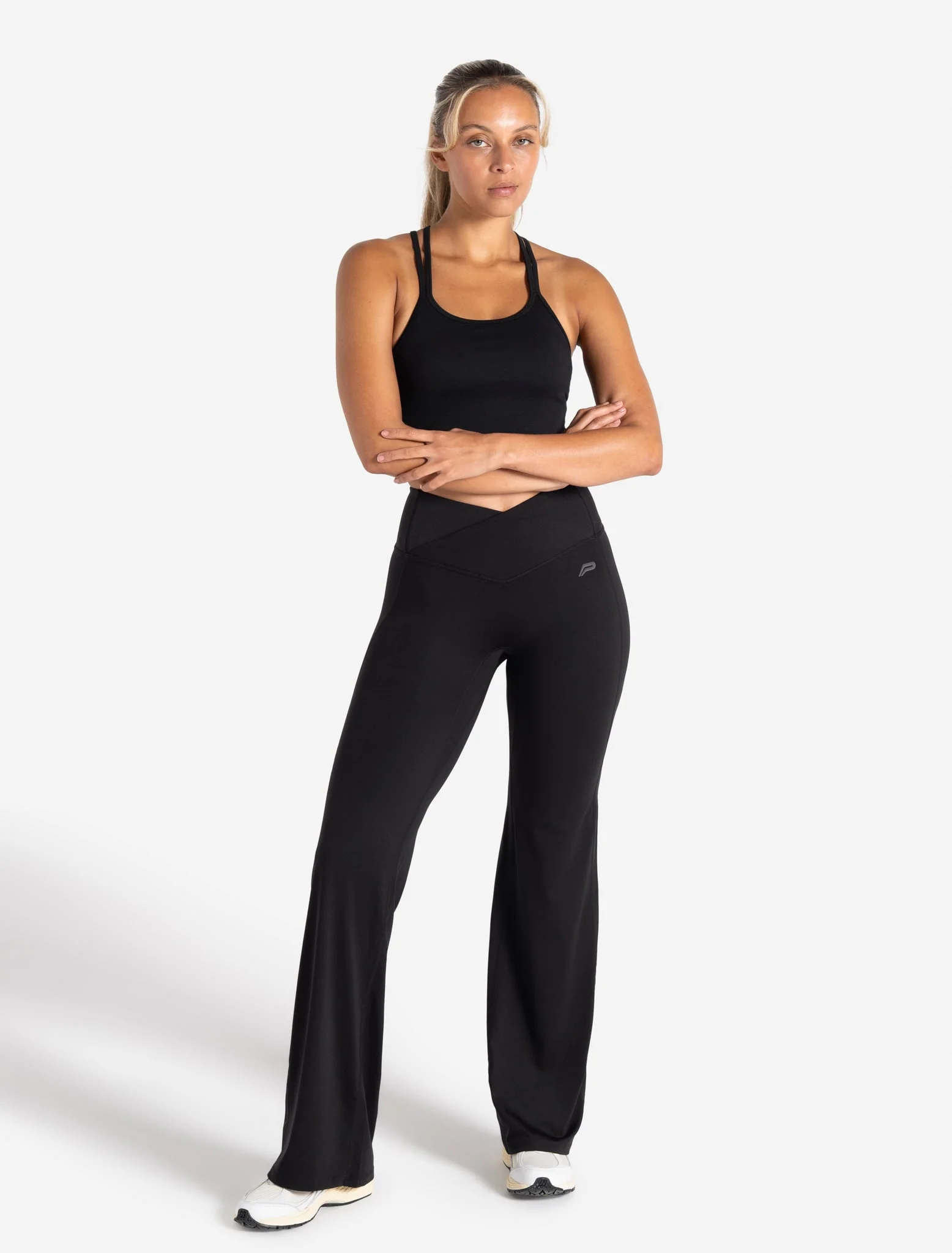 Sculpt Flared Leggings - Black - Image 5
