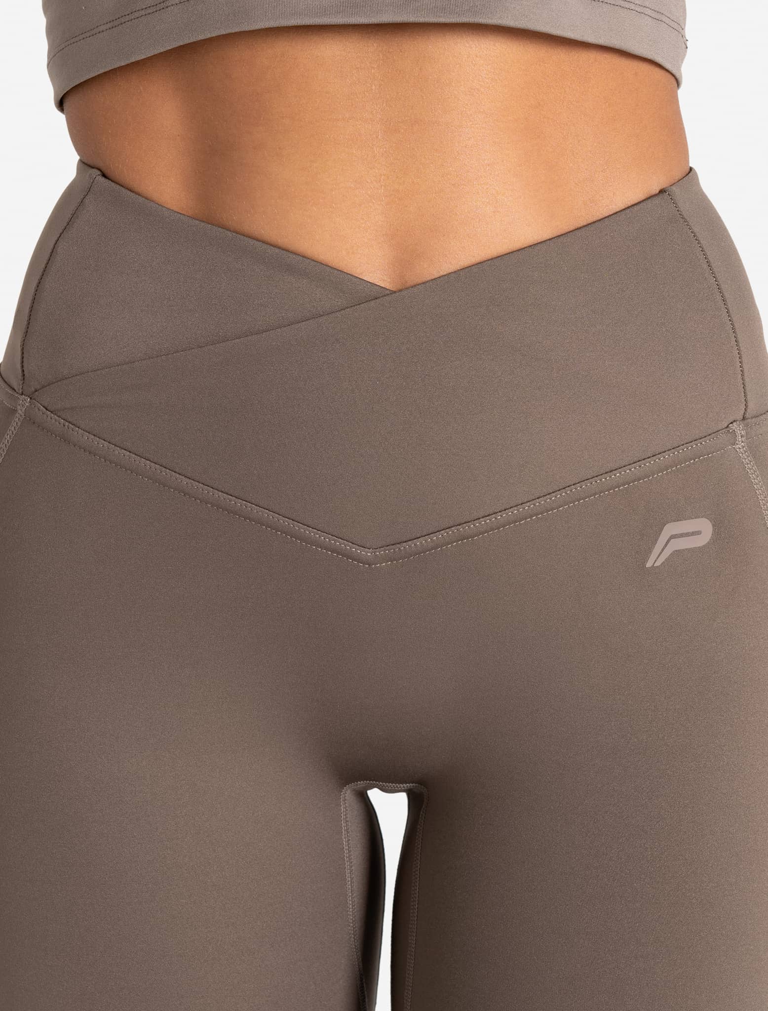 Sculpt Flared Leggings - Taupe - Image 3