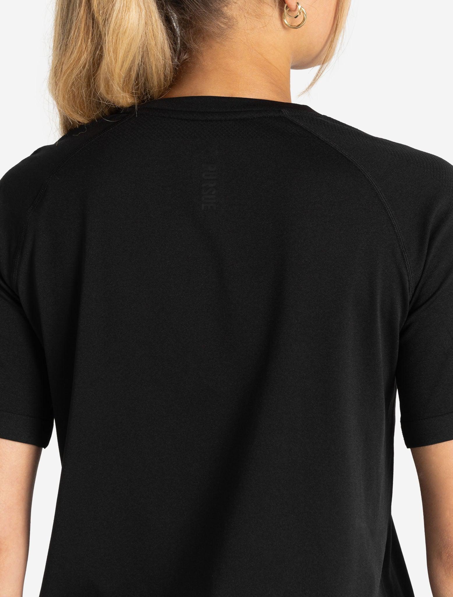 Seamless T-Shirt - Black - Image 4