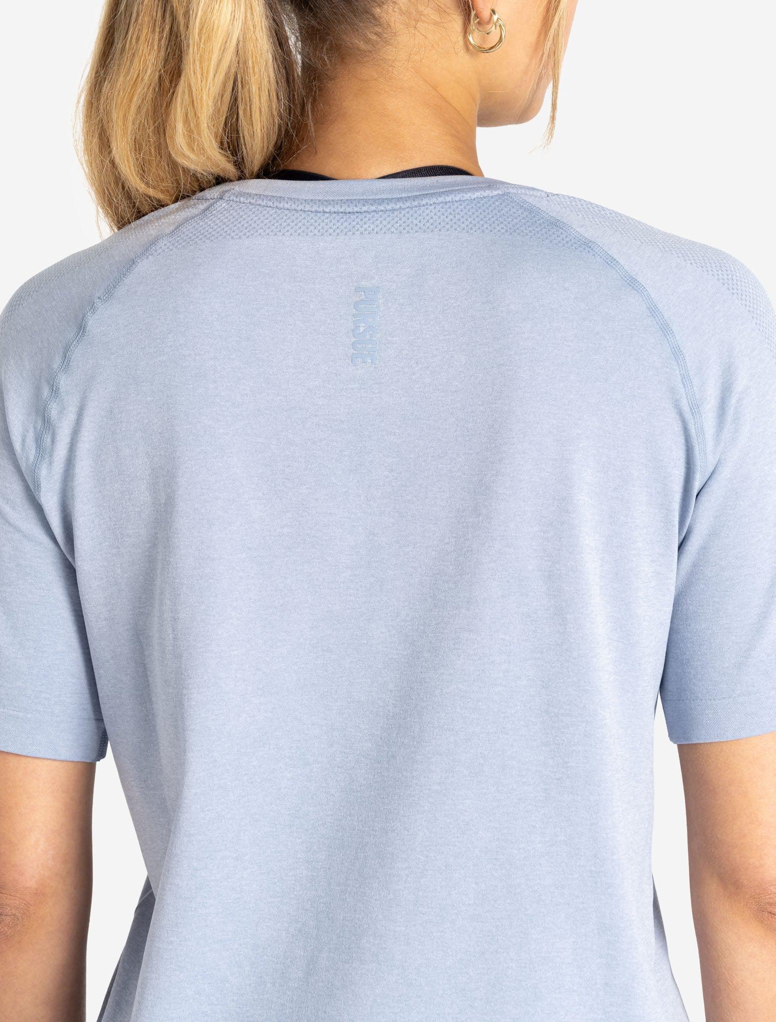 Seamless T-Shirt - Blue Marl - Image 3