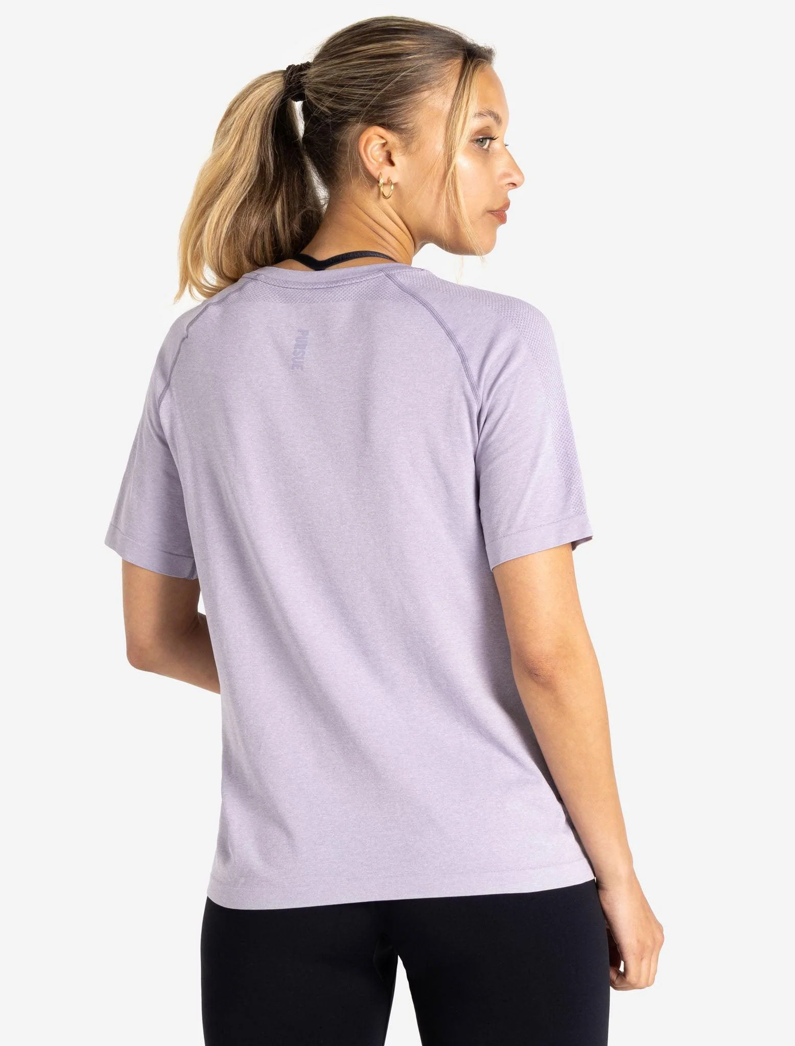 Seamless T-Shirt - Lilac Marl - Image 4