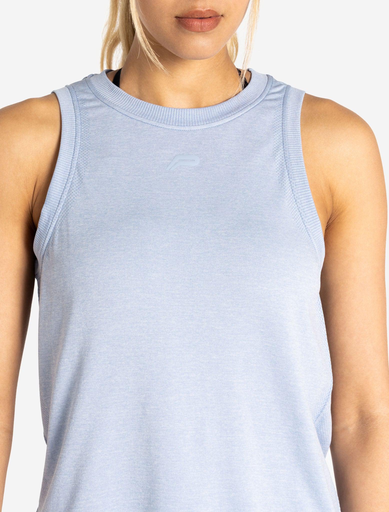 Seamless Tank - Blue Marl - Image 4