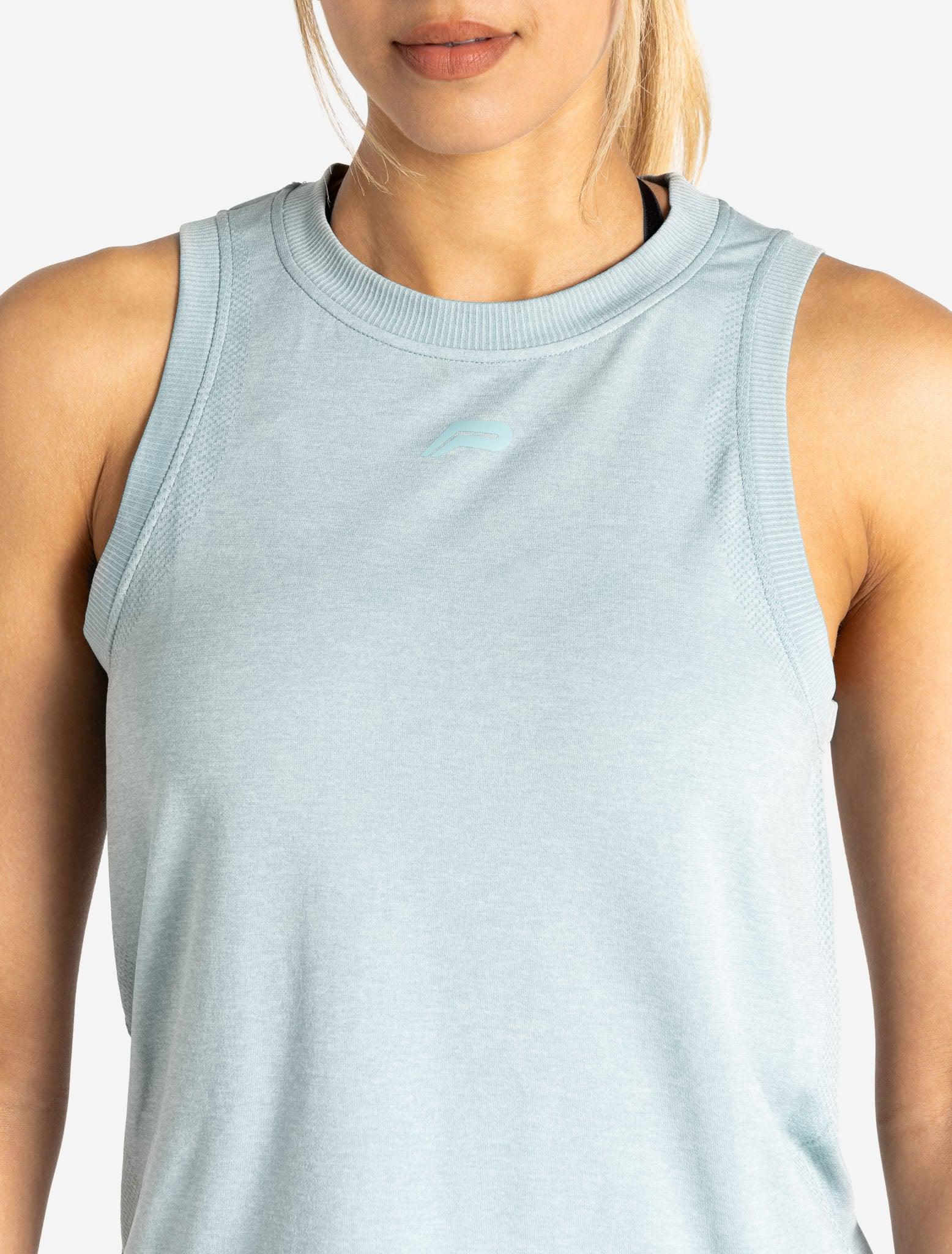 Seamless Tank - Seafoam Green Marl - Image 4