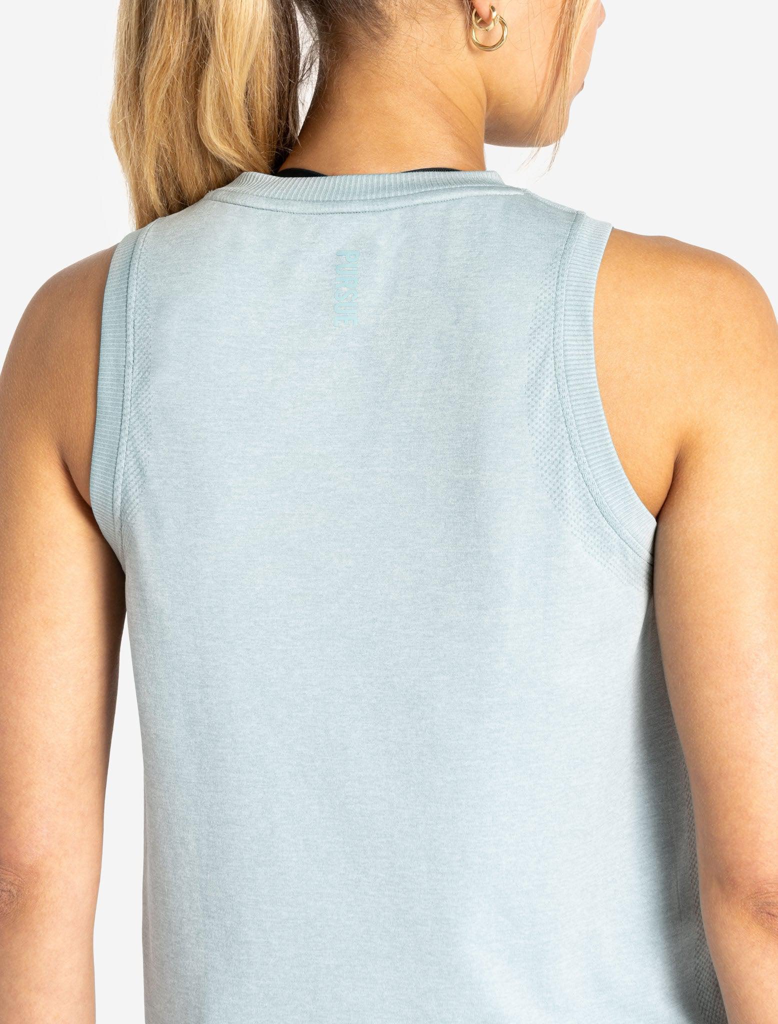 Seamless Tank - Seafoam Green Marl - Image 5