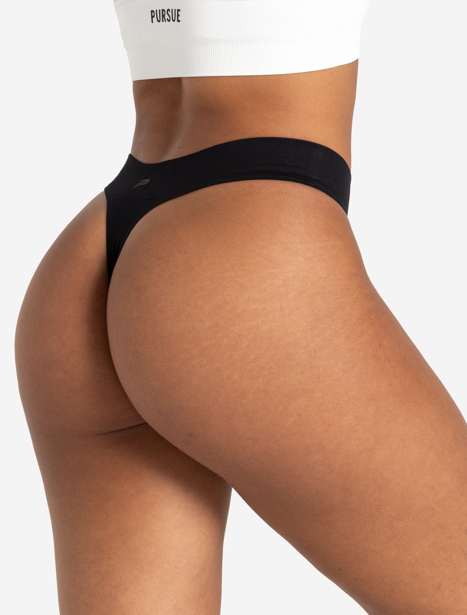 Seamless Thong - Black - Image 3