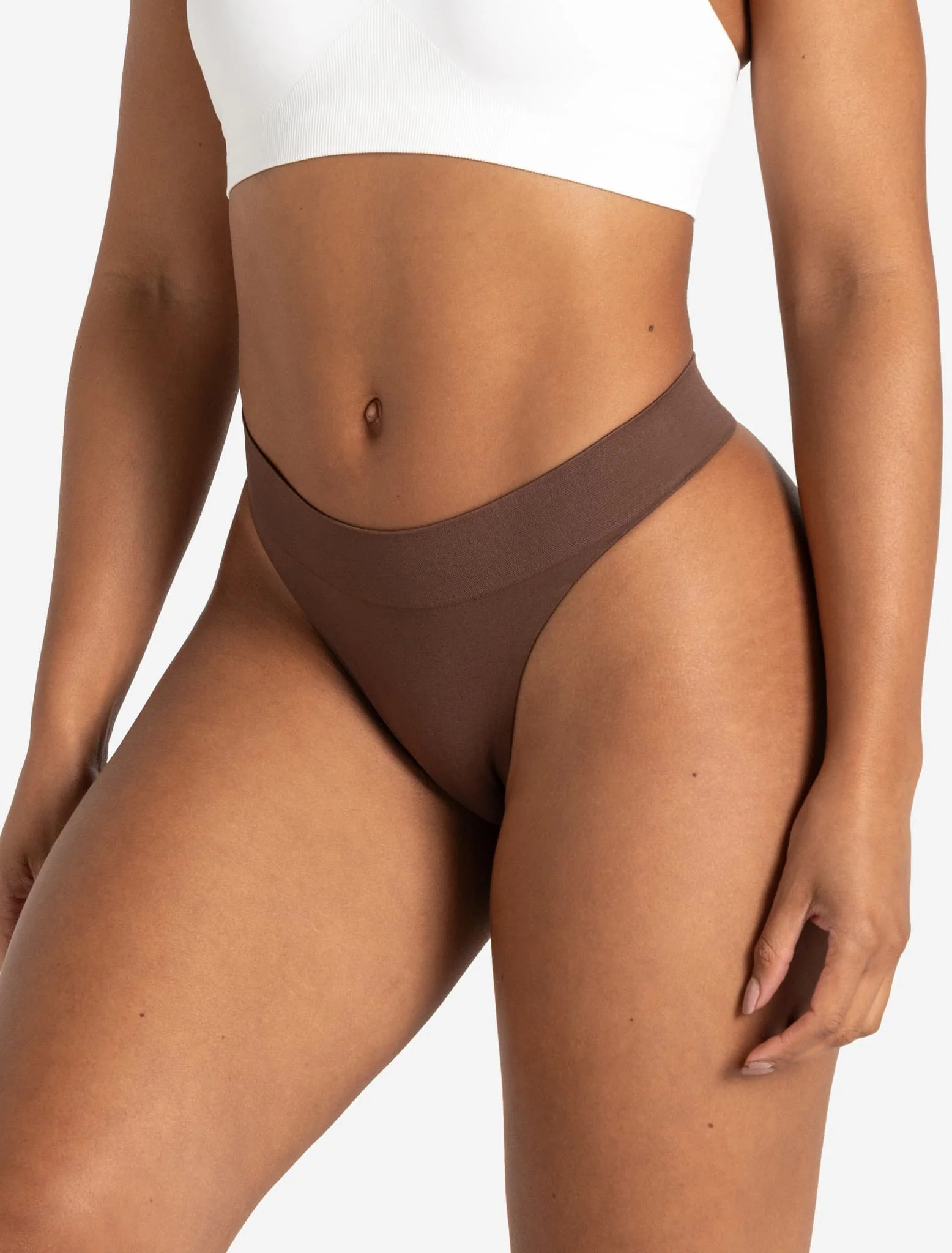 Seamless Thong - Cocoa - Image 4
