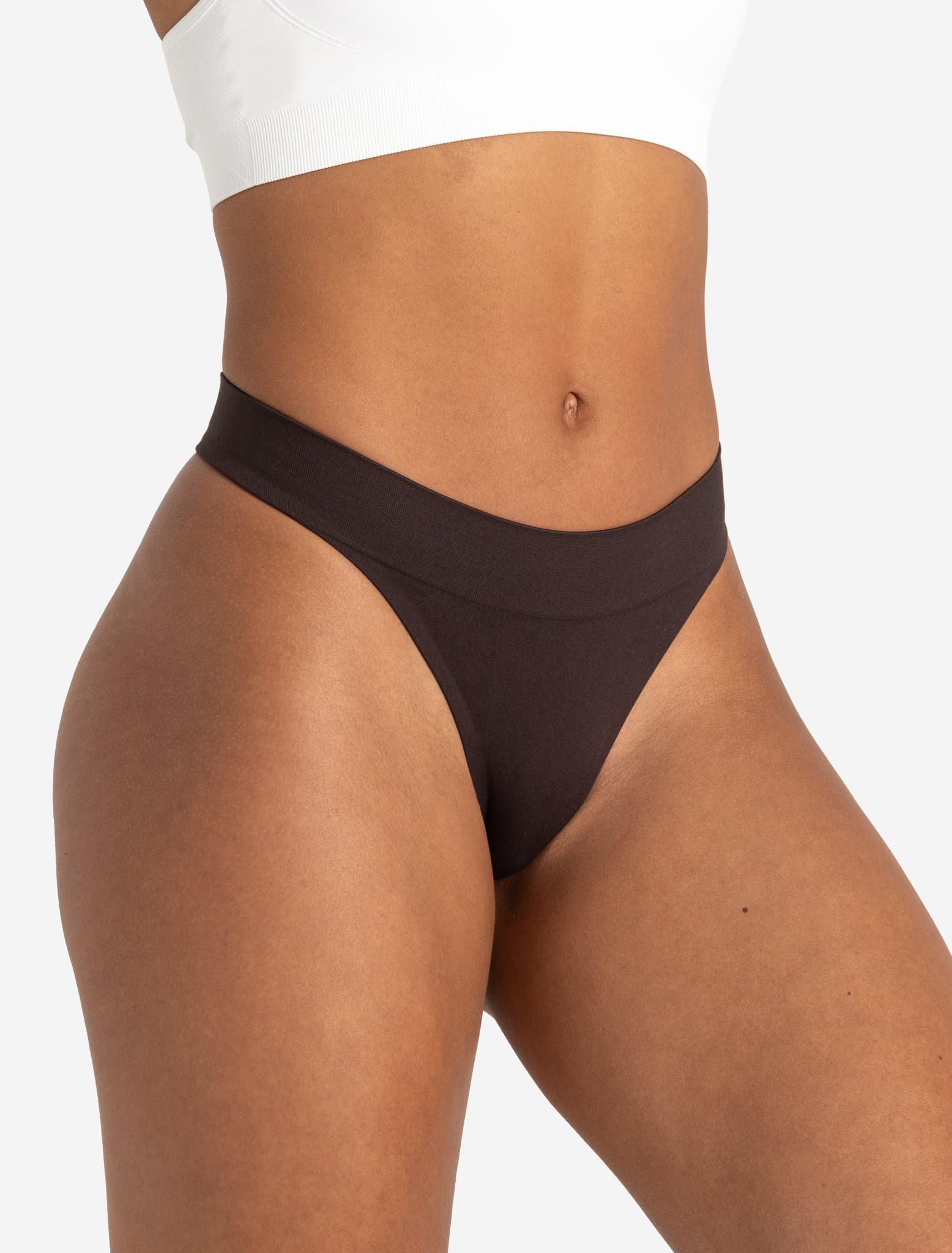 Seamless Thong - Coffee Bean - Image 4