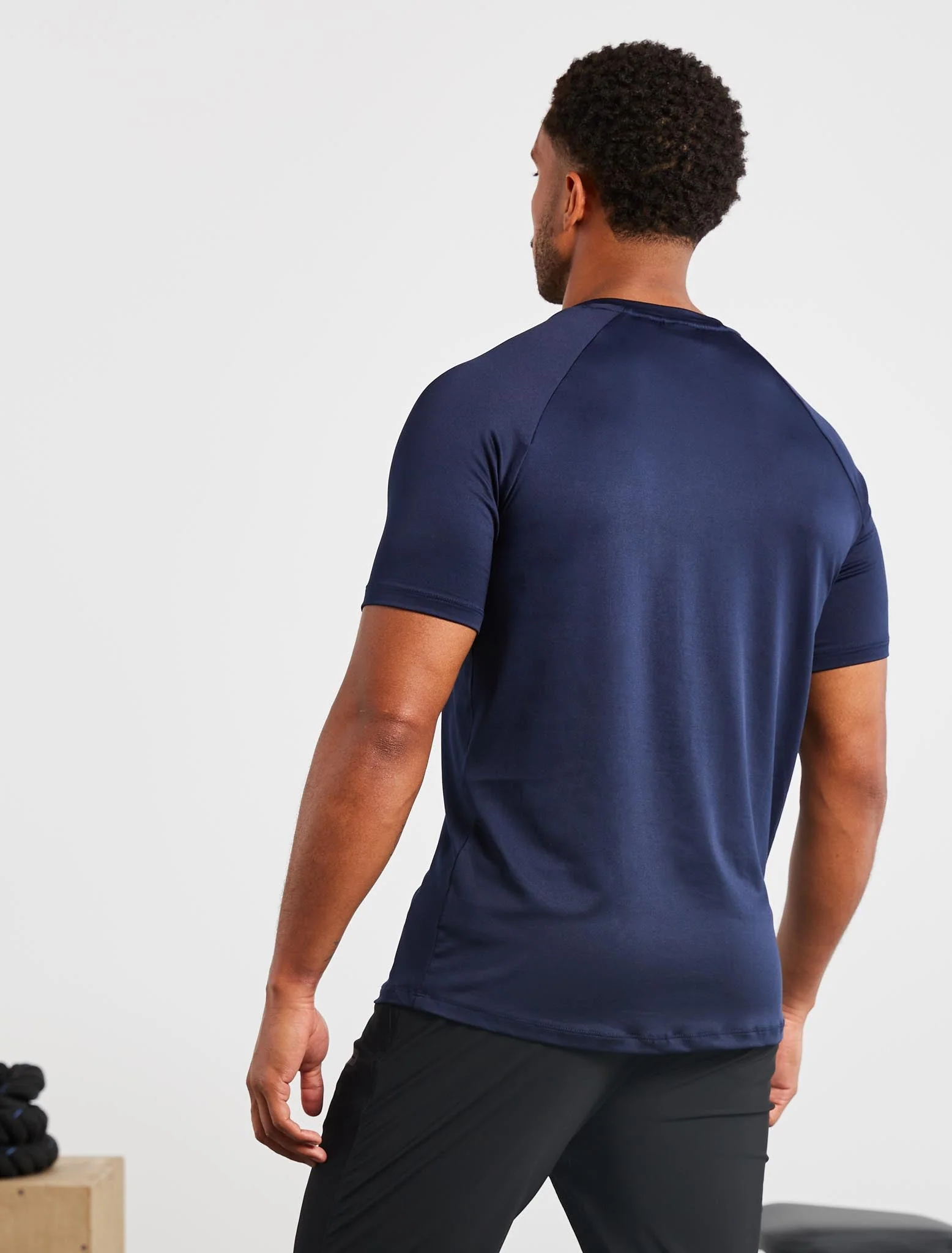 Statement T-Shirt - Navy - Image 3