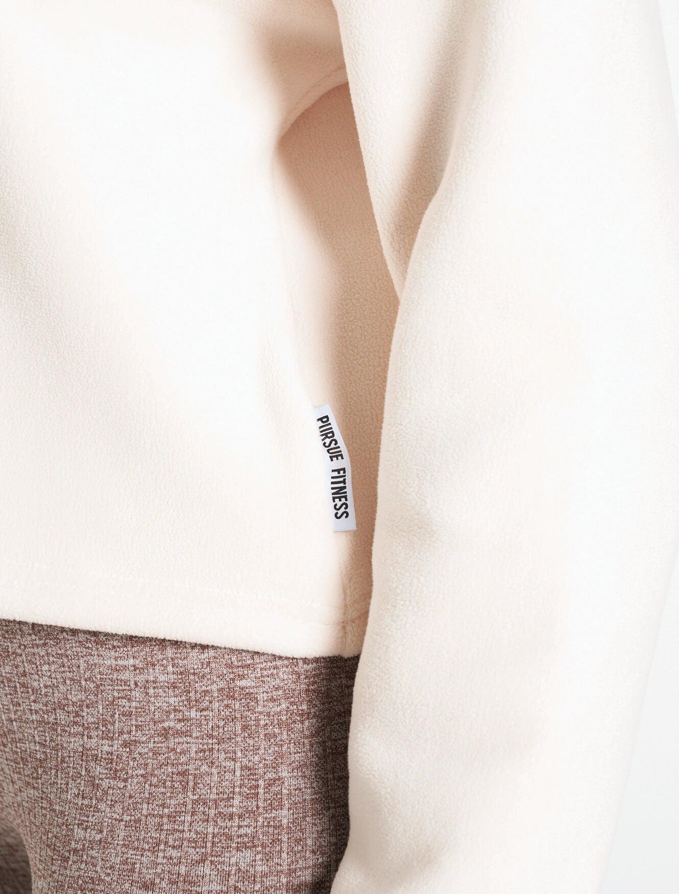 Supersoft 1/4 Zip Fleece - Nude - Image 6