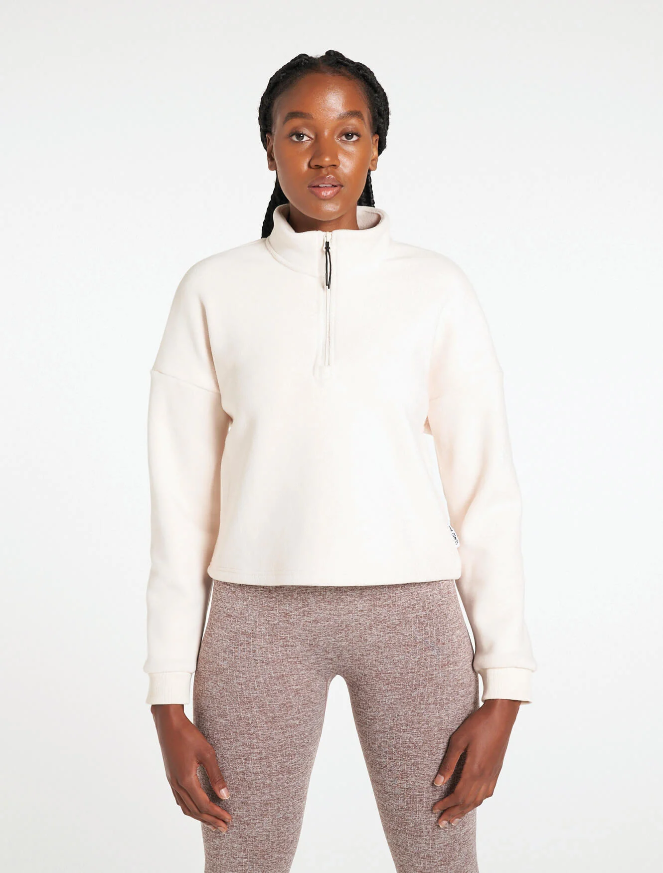 Supersoft 1/4 Zip Fleece - Nude - Image 8