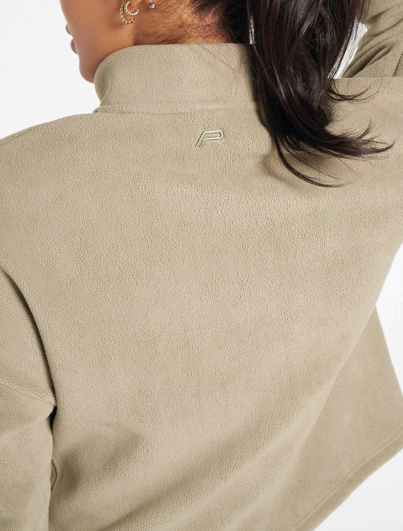 Supersoft 1/4 Zip Fleece - Sage Green - Image 6