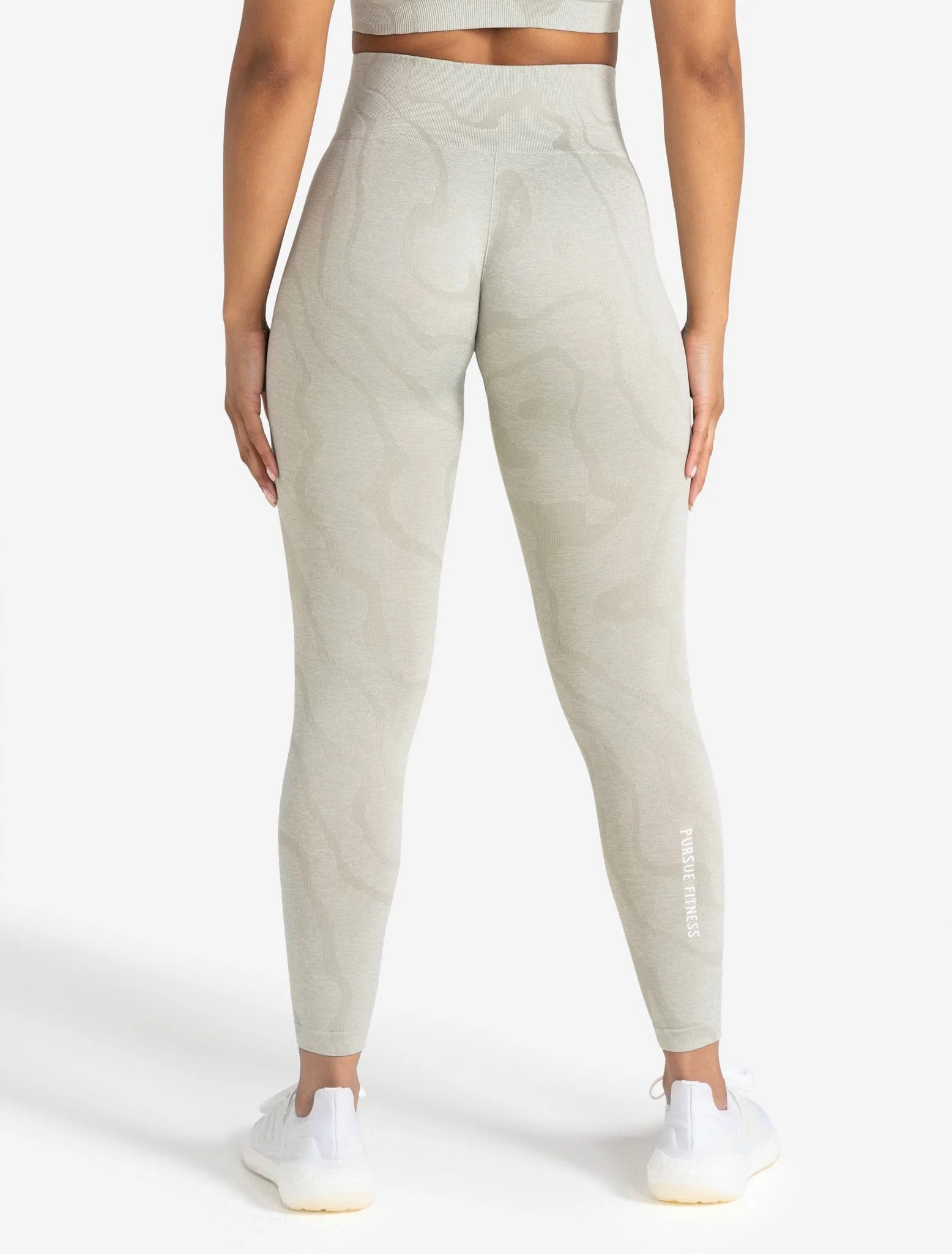 Sustainable Seamless Leggings - Sage Green - Image 3