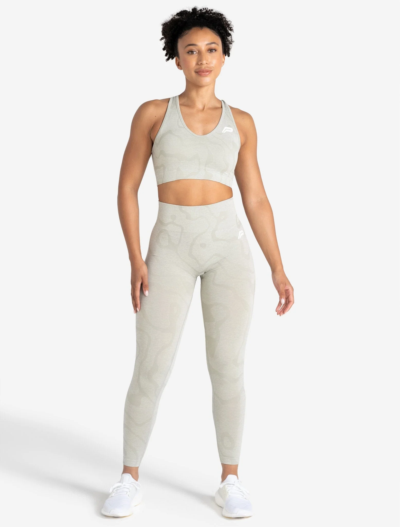 Sustainable Seamless Leggings - Sage Green - Image 6