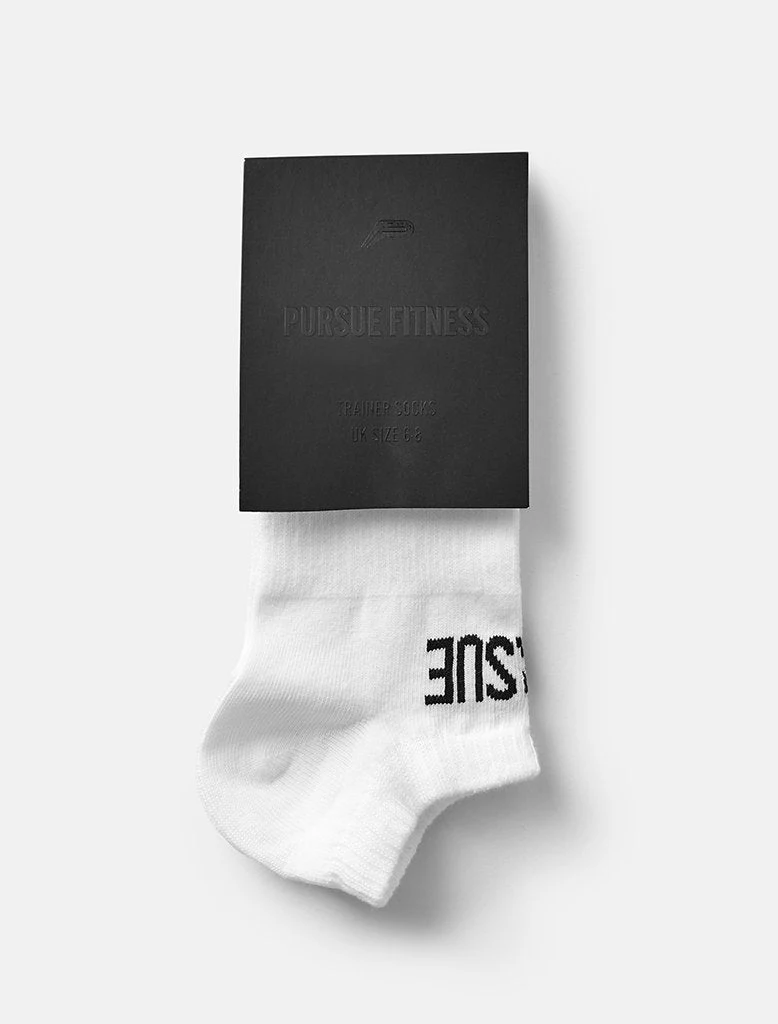 Trainer Socks - White (Unisex) - Image 3