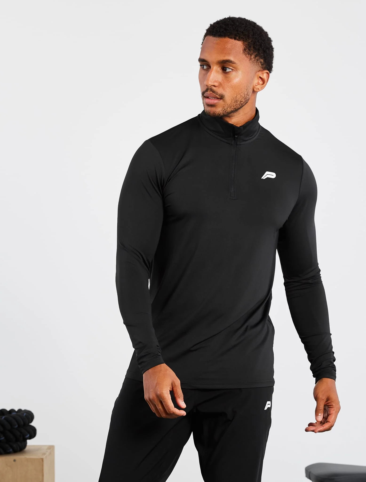 Training 1/4 Zip - Black - Image 4