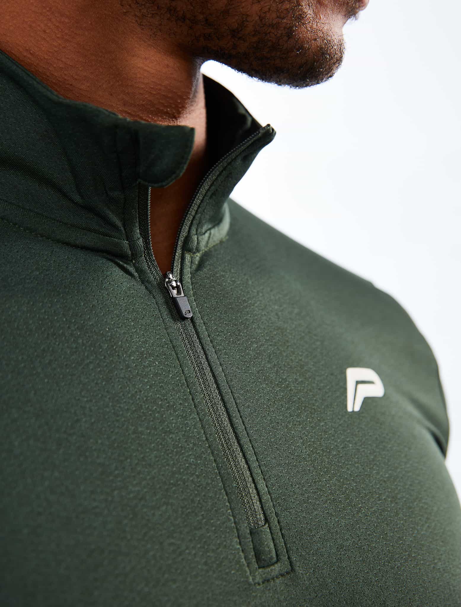 Training 1/4 Zip - Dark Green - Image 2