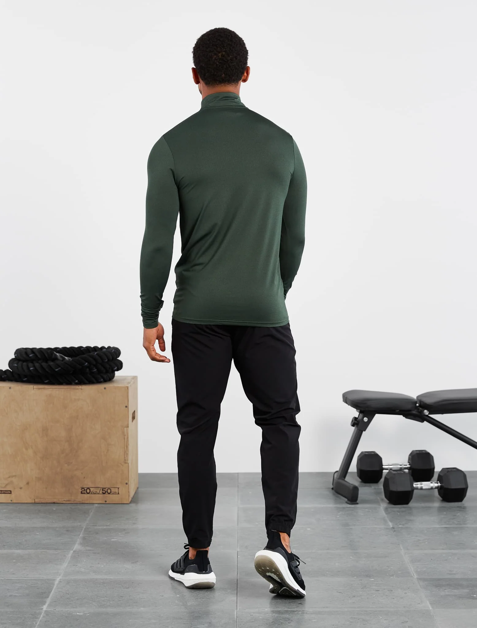 Training 1/4 Zip - Dark Green - Image 4