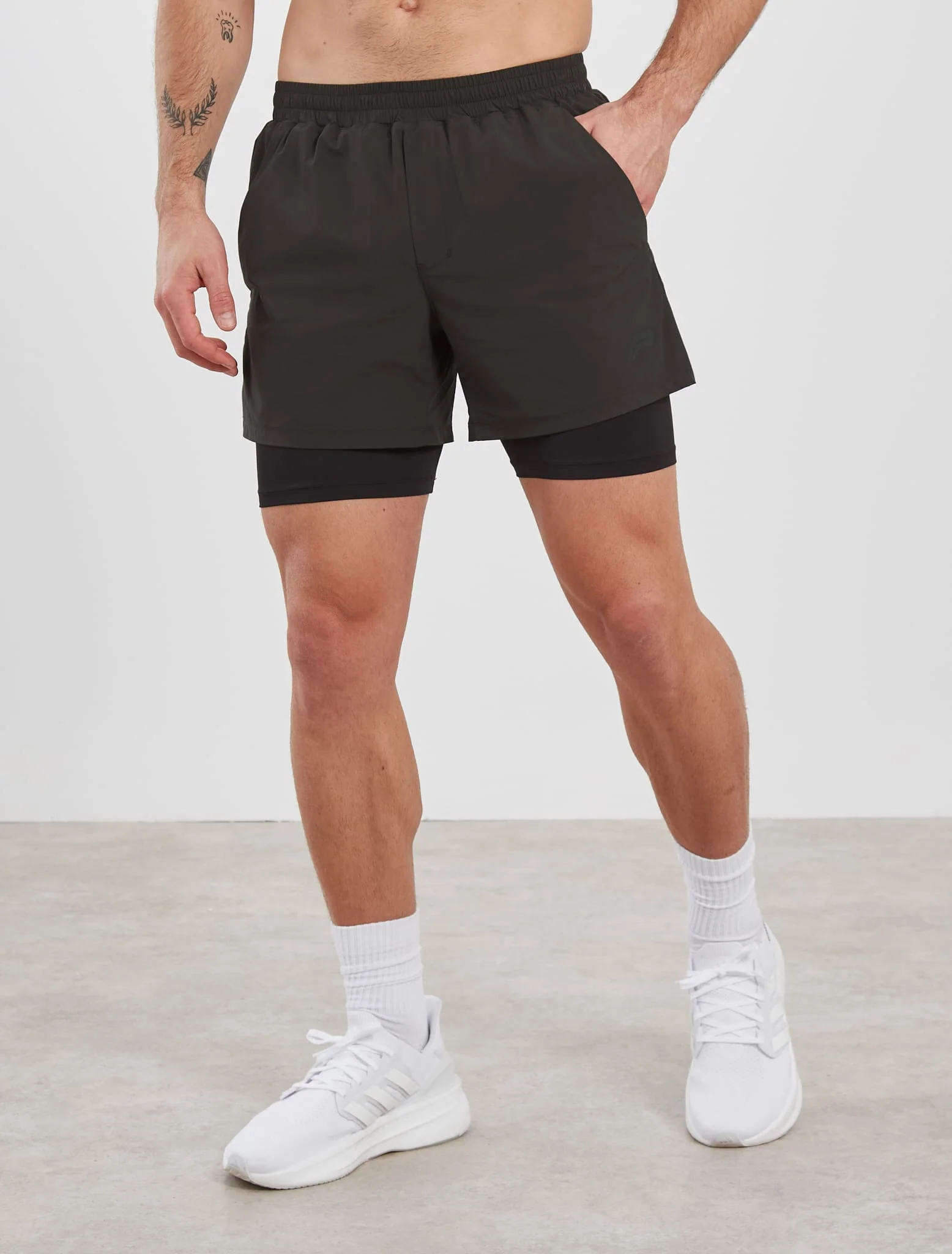 Training 5" 2-in-1 Shorts - Dark Grey
