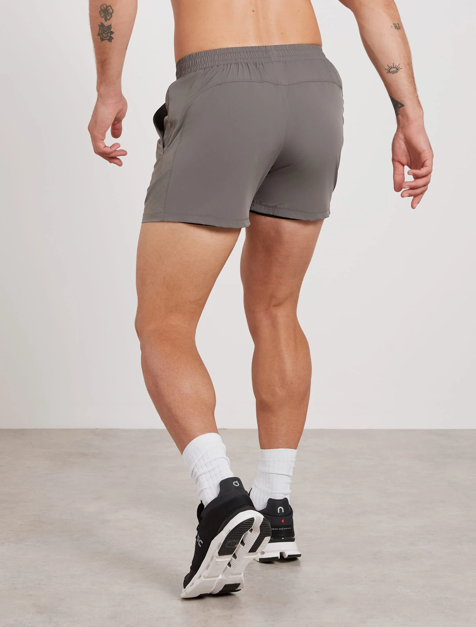 Training 5" Shorts - Light Grey - Image 2