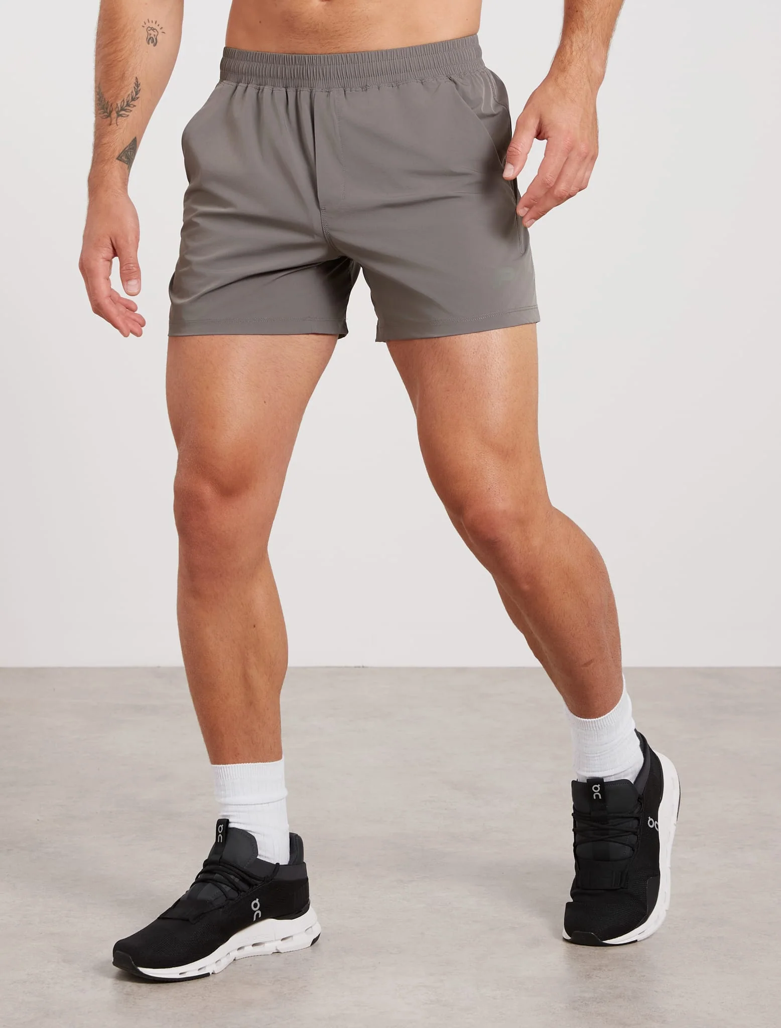 Training 5" Shorts - Light Grey - Image 5