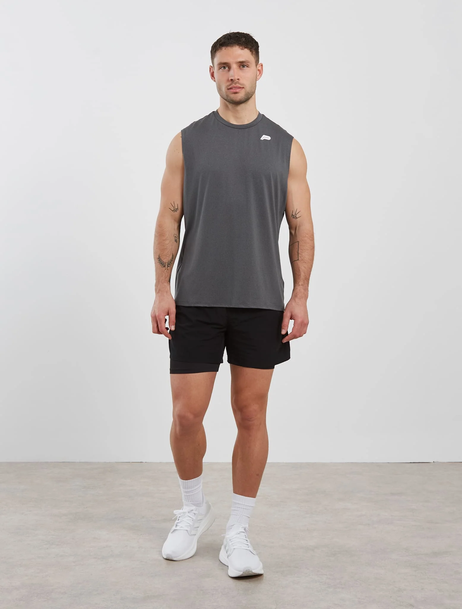 Training Oversized Tank - Dark Grey - Image 6