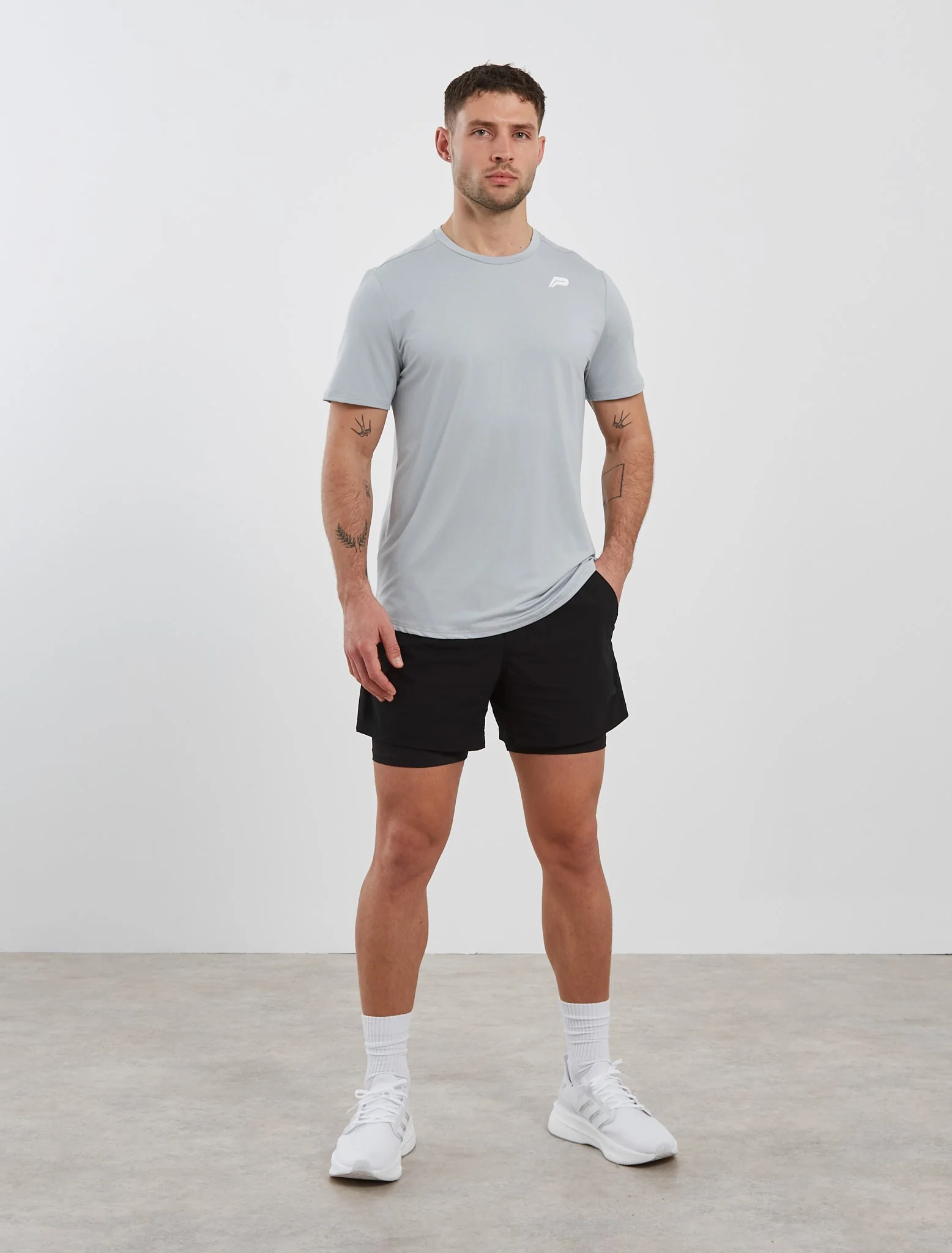 Training Relaxed Fit T-Shirt - Light Grey - Image 6