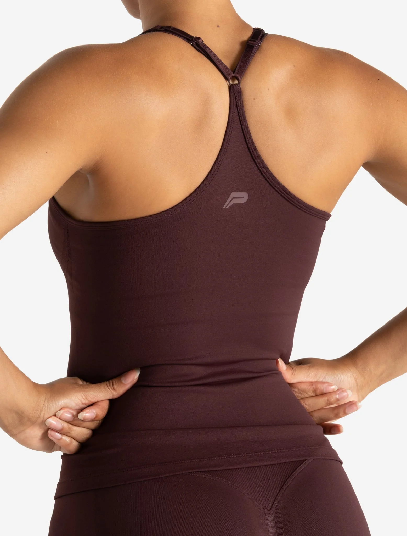 Training Seamless Vest - Deep Cherry - Image 4