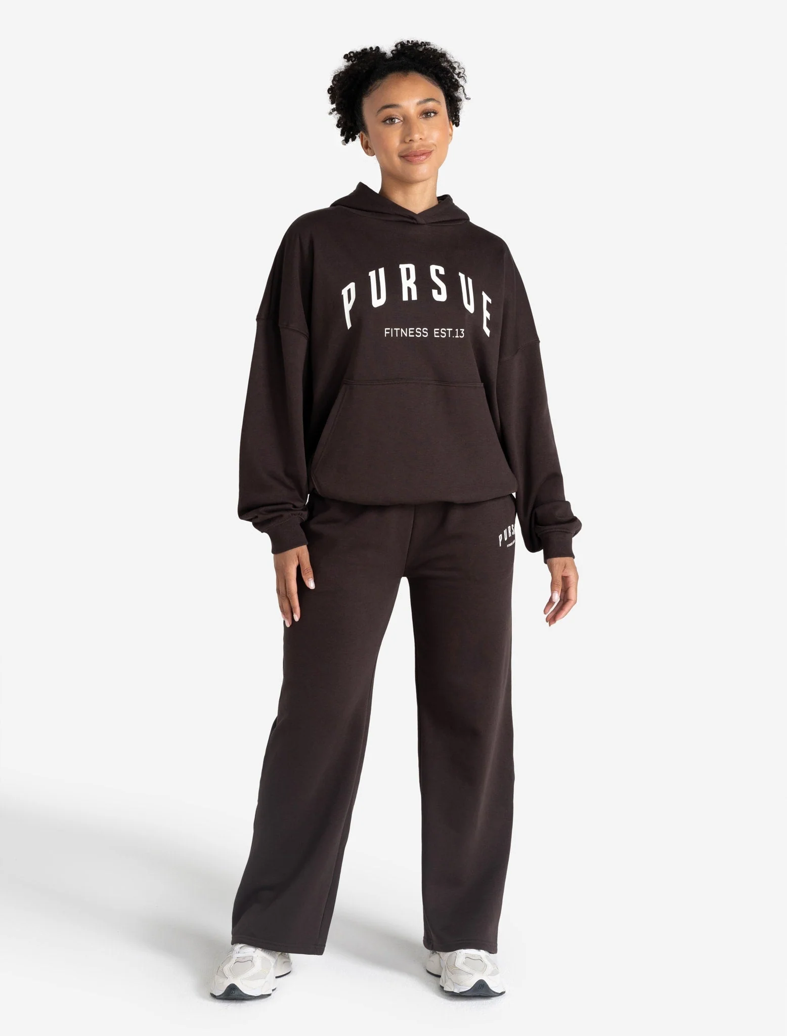 Varsity Oversized Hoodie - Espresso - Image 6