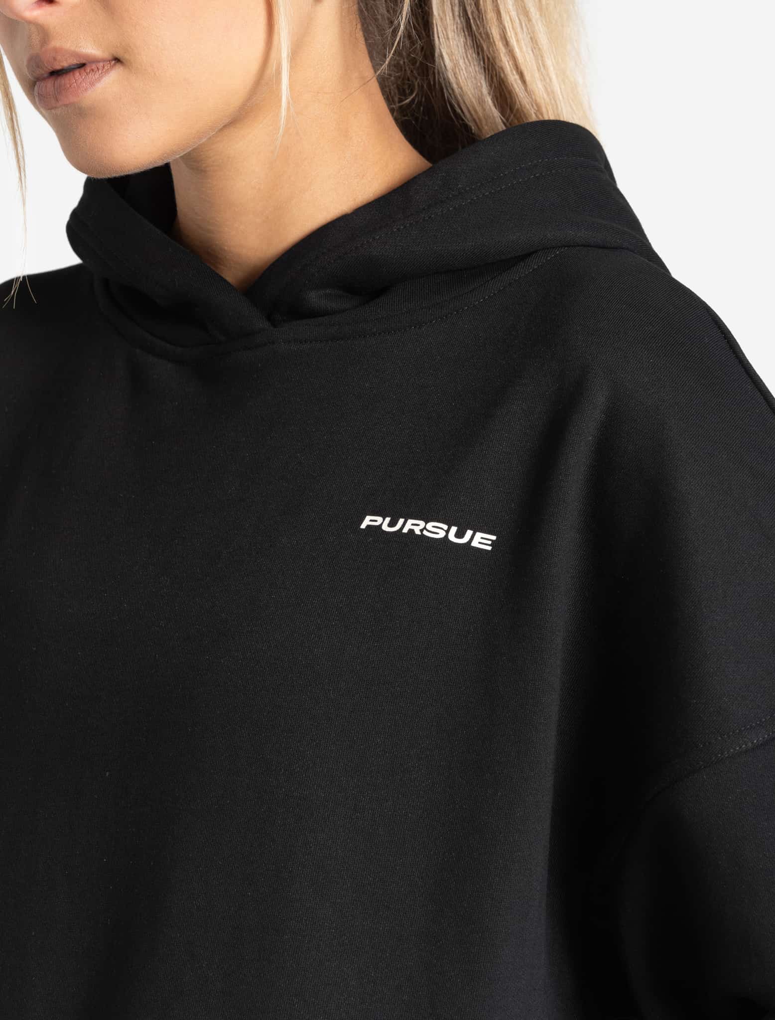 Oversized Hoodie - Black - Image 5